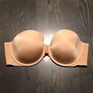 Victoria’s Secret Nude Strapless Bra (36 C)